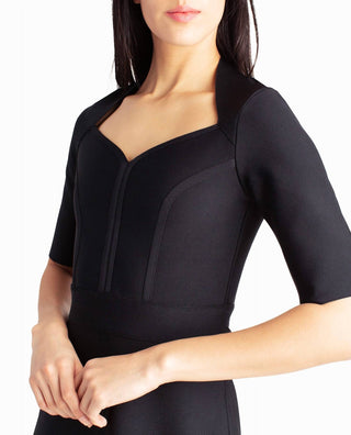 Nicole Miller - Alice Short Sleeve A-Line Dress