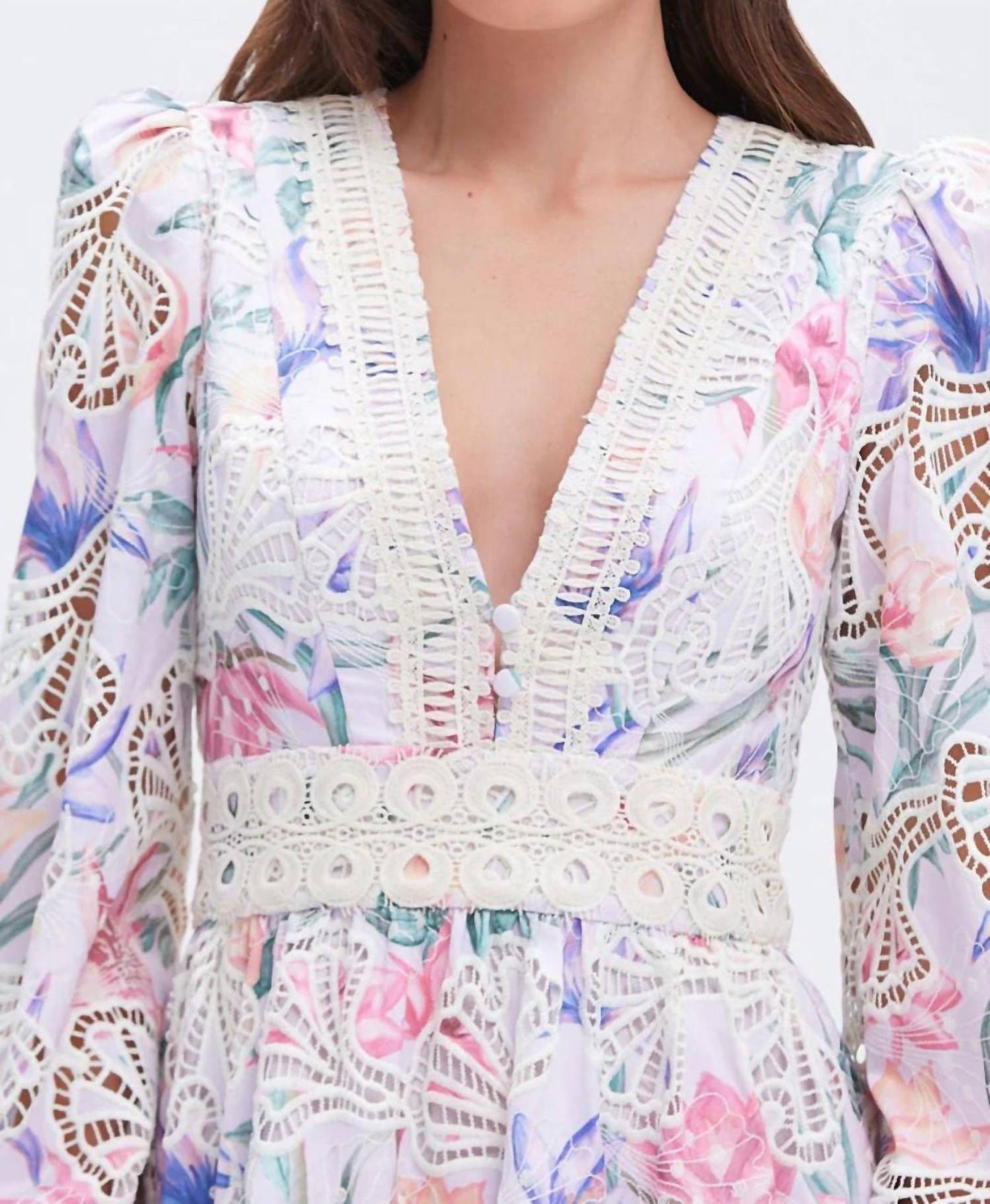 Patbo - Amaryllis Embroidered Mini Dress