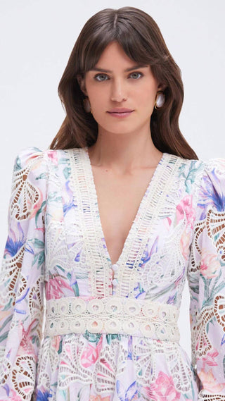 Patbo - Amaryllis Embroidered Mini Dress