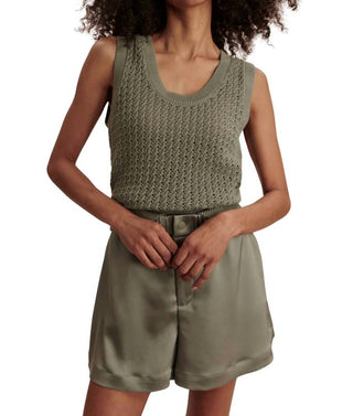 Varley - Ferns Open Knit Tank Top