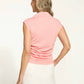 Fdj - Rushed Cap Sleeve Top