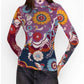 Johnny Was - REBECCA MESH MOCK NECK TEE