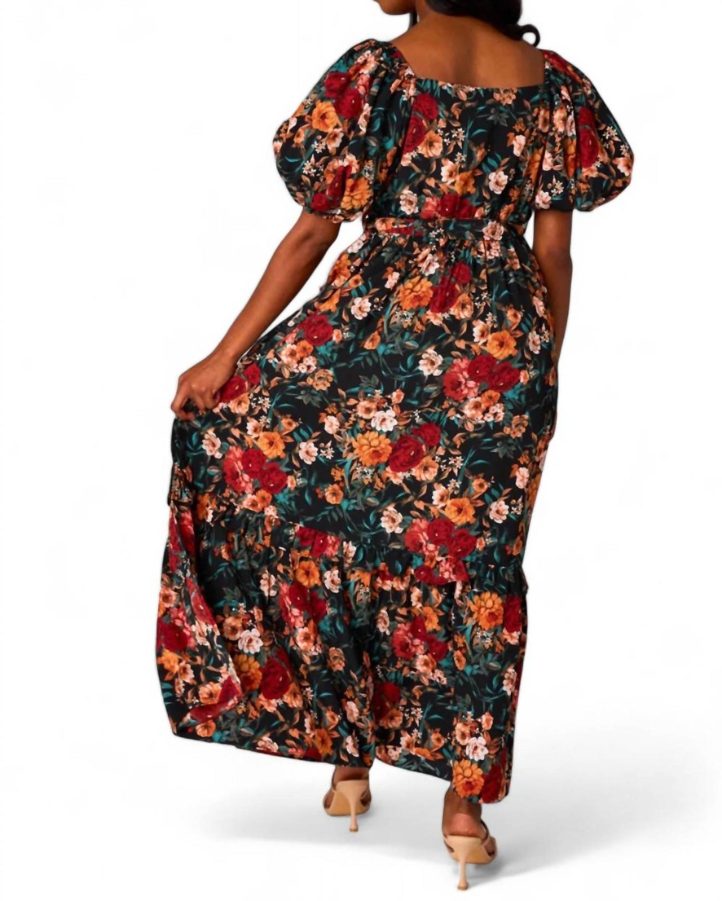 Buddylove - Sydney Puff Sleeve Maxi Dress