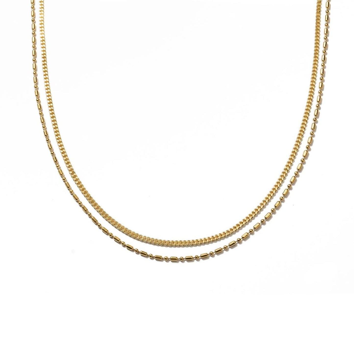 Brenda Grands - Women's Double Barrel Necklace