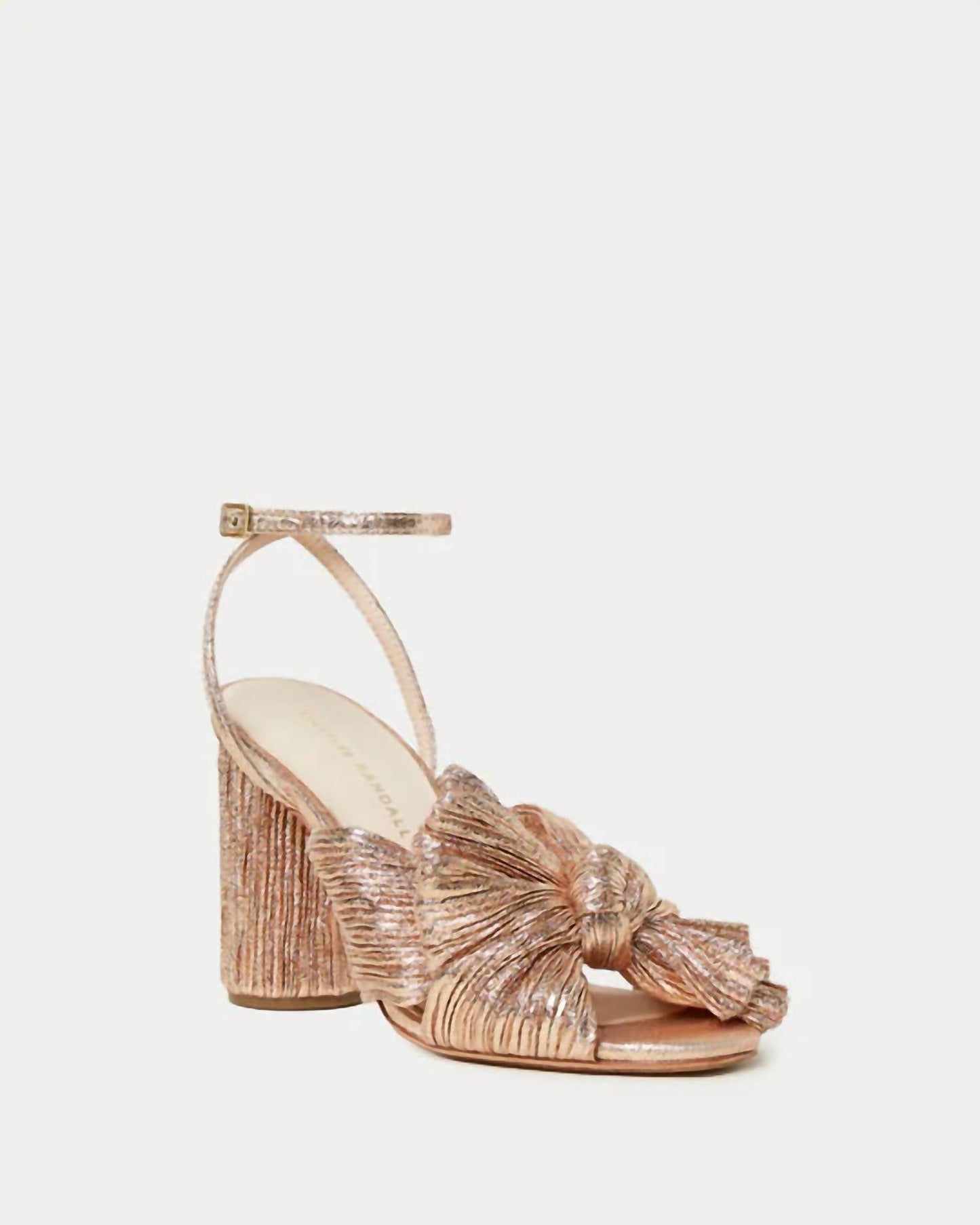 Loeffler Randall - WOMEN'S CAMELLIA PLEATED BOW HEEL SANDAL