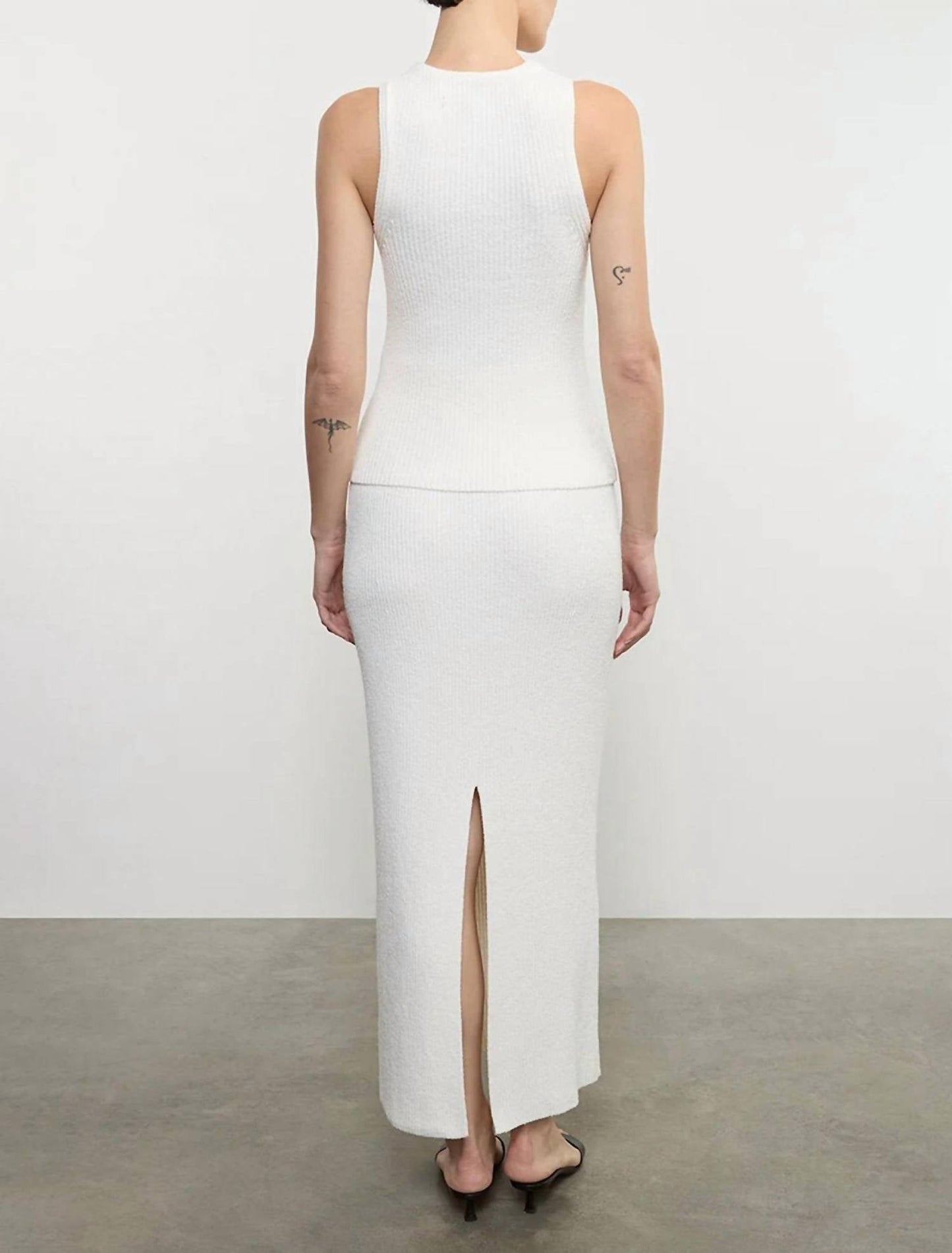 Enza Costa - Boucle Knit Maxi Skirt