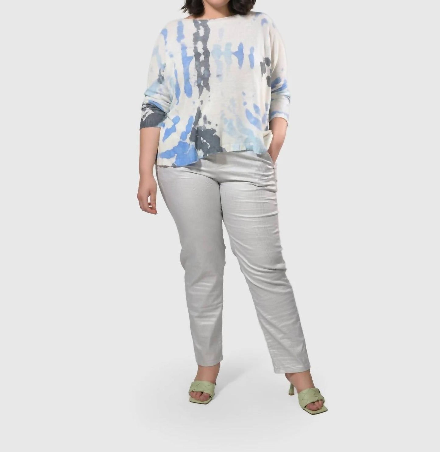 Alembika - Pinstripe Iconic Stretch Jeans