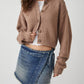 Free People - Lila Button Front Long Sleeve Cardigan