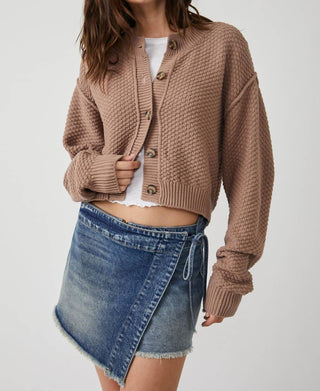 Free People - Lila Button Front Long Sleeve Cardigan