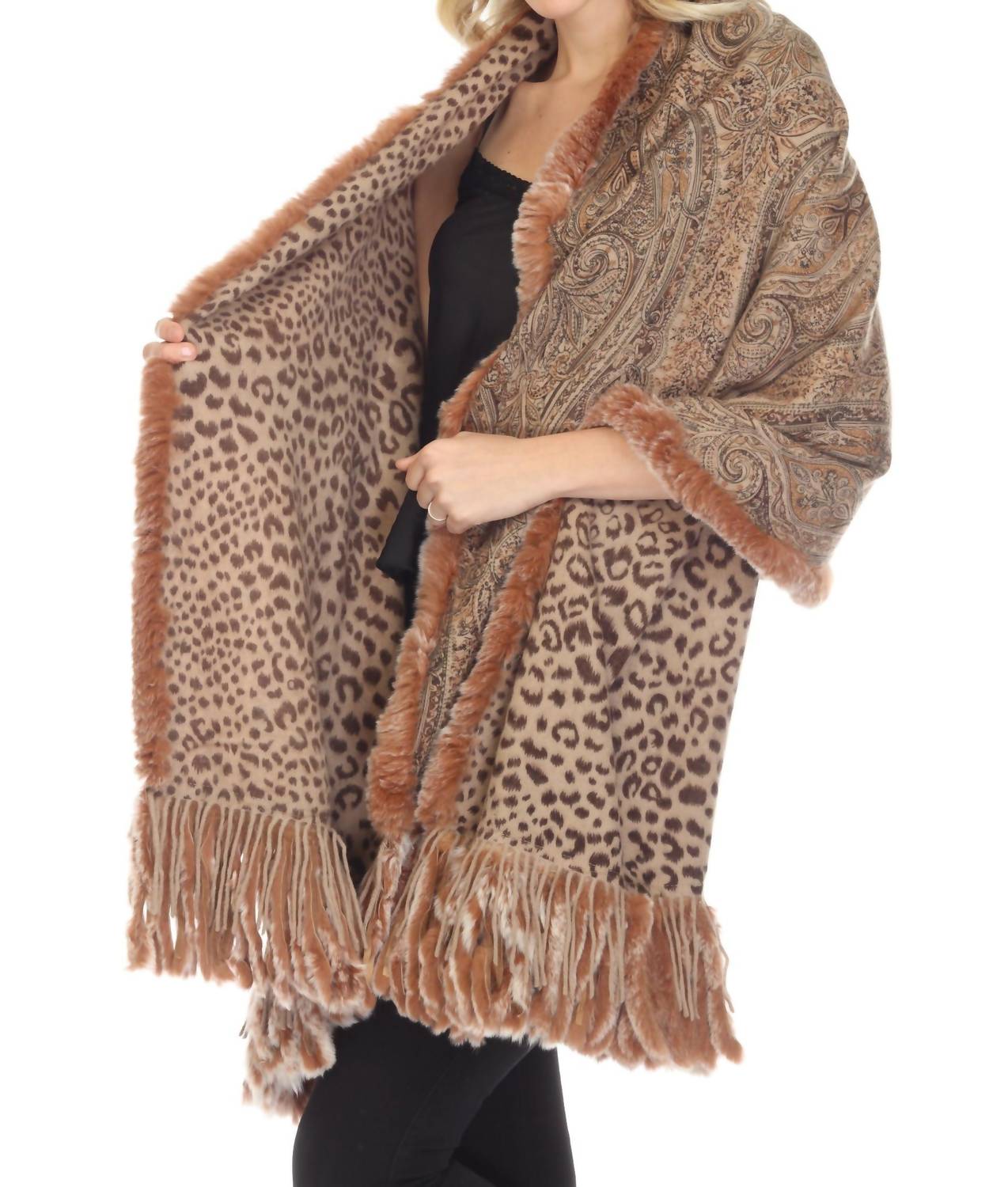 Belle Fare - Women's Combo Reversible Shawl