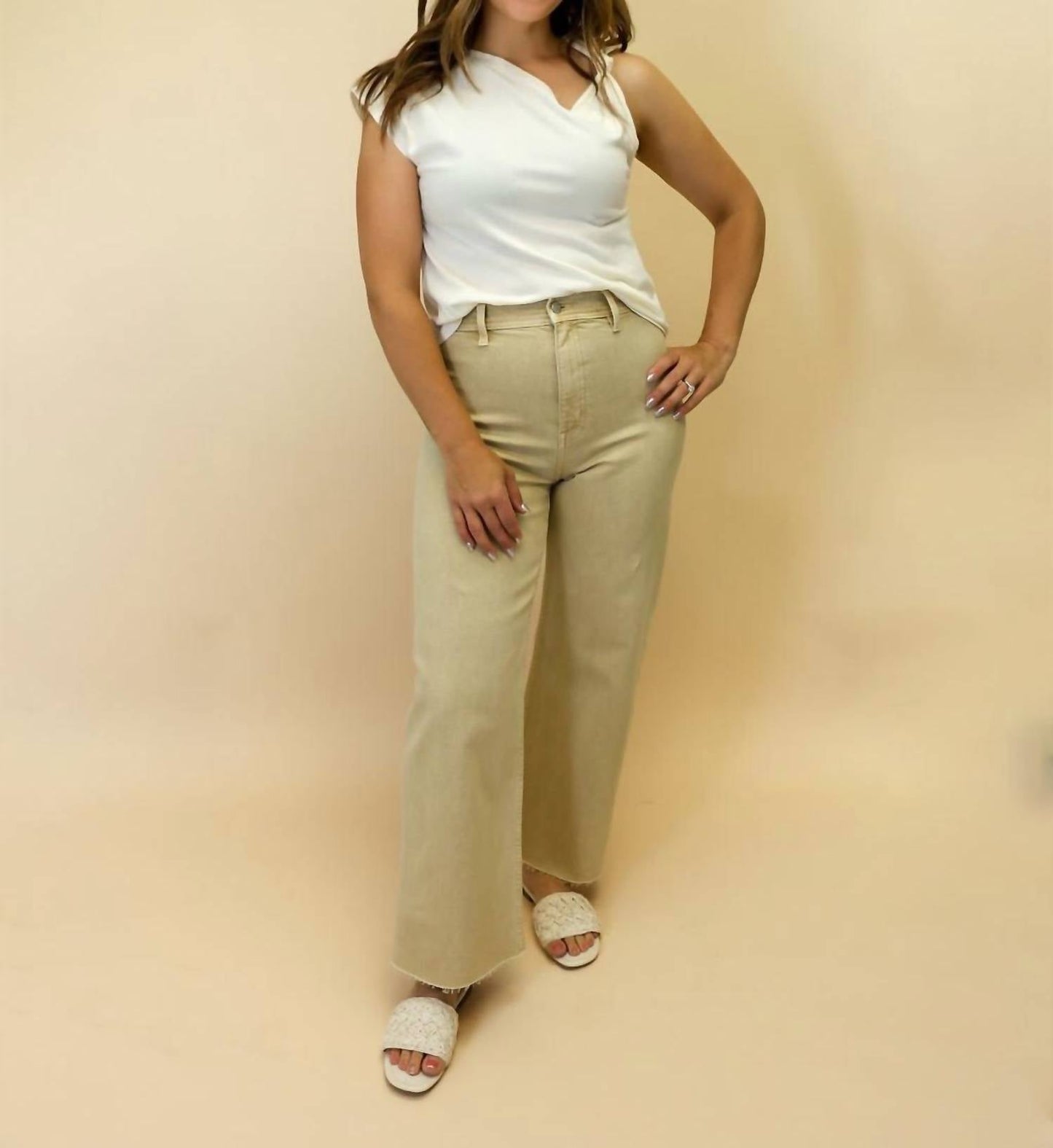 Lna - Natia Asymmetrical Tee