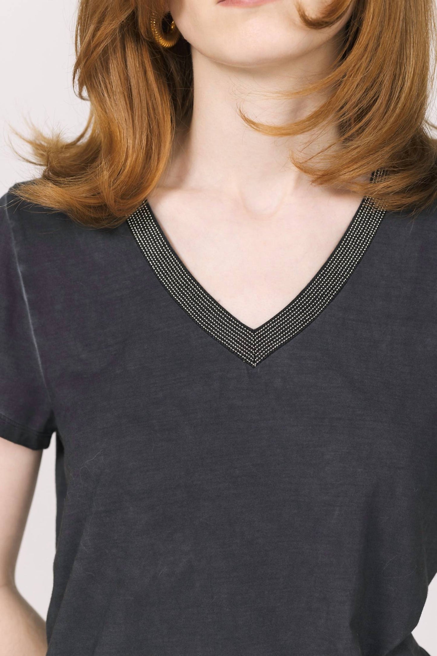 Another Love - V-neck Short Sleeve Top