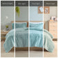 King/Cal King Shaggy Long Fur Comforter Mini Set