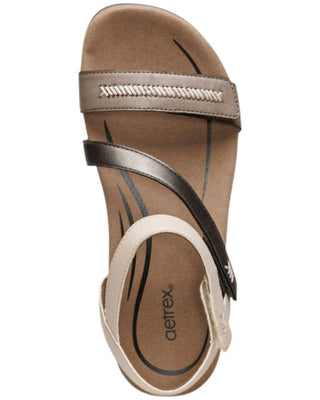 Aetrex - Women's Gabby Adjustable Quarter Strap Sandals