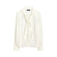 J.Crew - Women's Crepe De Chine Tie Shirt