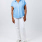 Elliott Lauren - Charlotte Button Front Tee With Collar