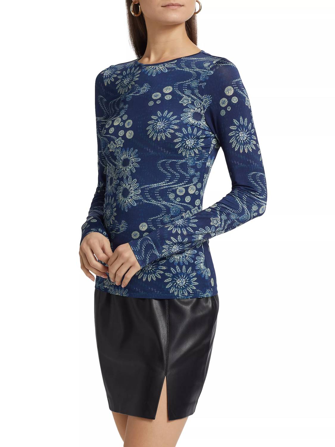 Marie Oliver - Hazel Floral Jersey Top