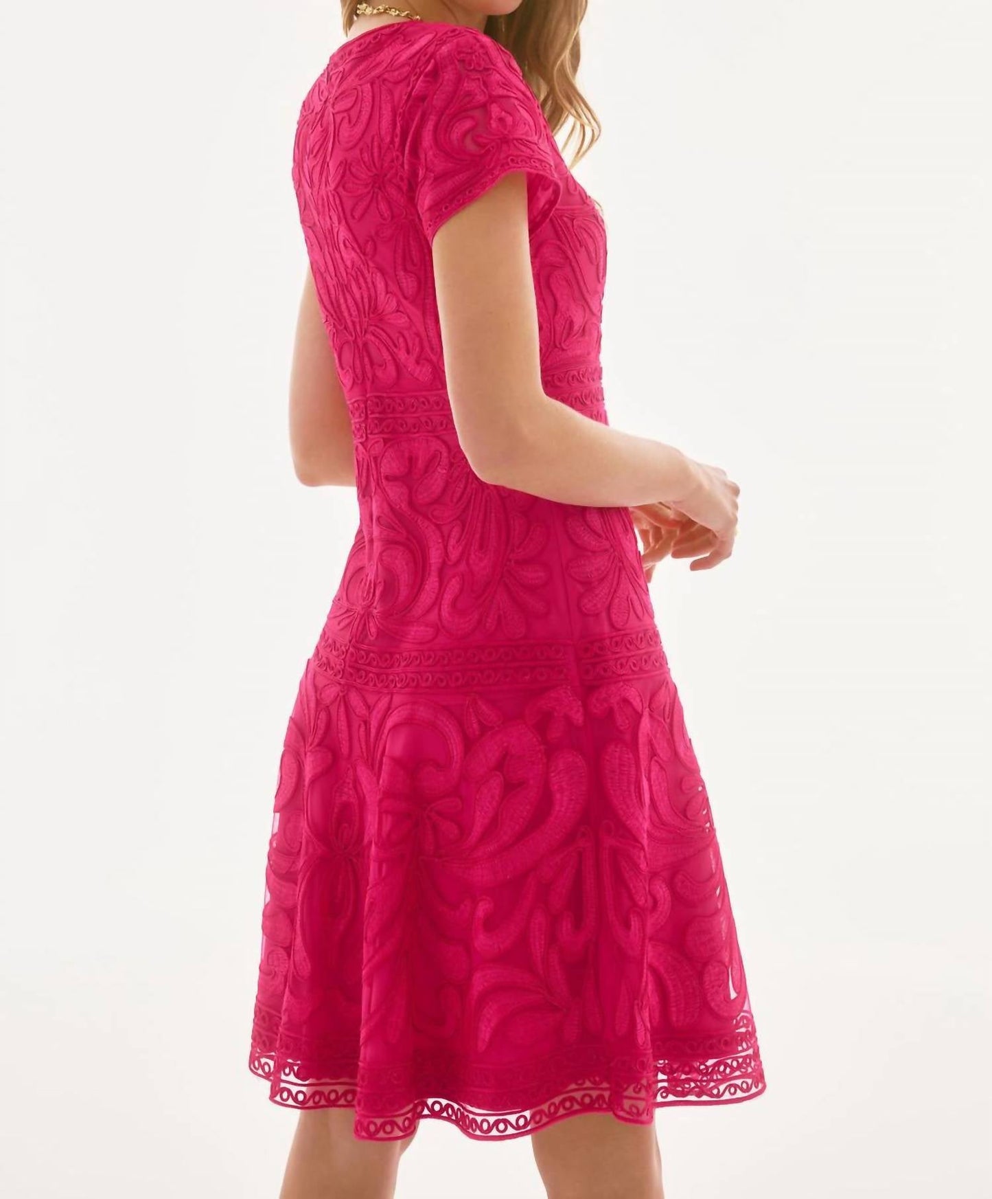 Joseph Ribkoff - Embroidered Fit And Flare Dress