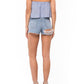 Blue Life - Lina Frill Off The Shoulder Top