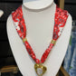 Knotty Bling - Women's Scarf Charm Necklace