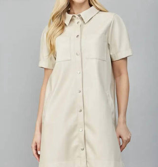 Fate - Buttoned Up Utility Mini Dress