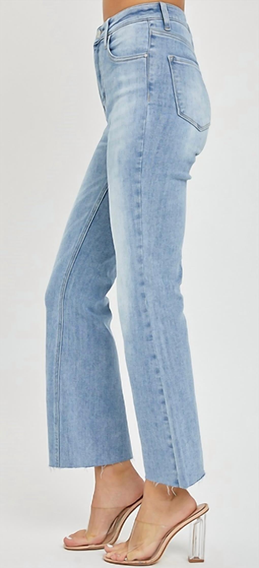 Risen - Jeans High Rise Crop Flare Jeans