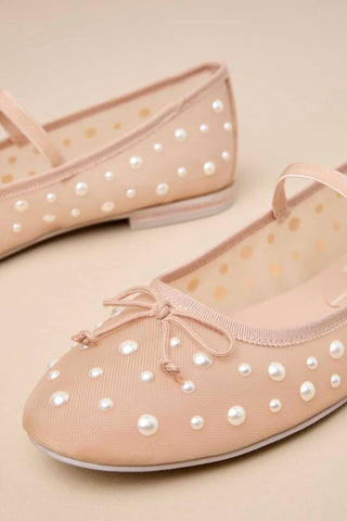 Dolce Vita - Women's Blush Pearl Ballet Flats