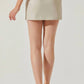 Astr - Tracy Faux Leather Zip Skirt
