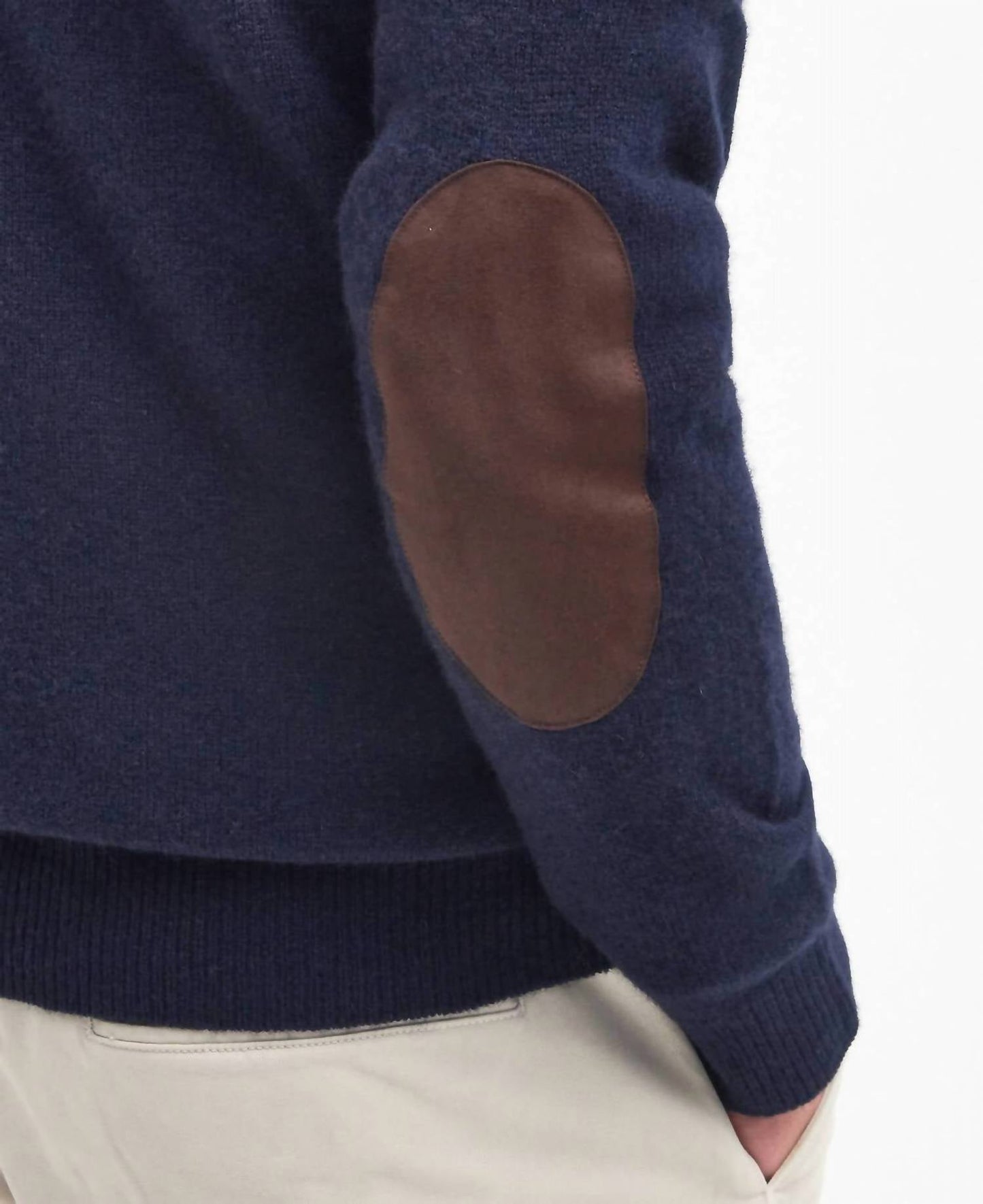 Barbour - Essential Patch Half Zip Sweater