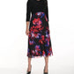 Frank Lyman - Floral Mesh Knit Dress
