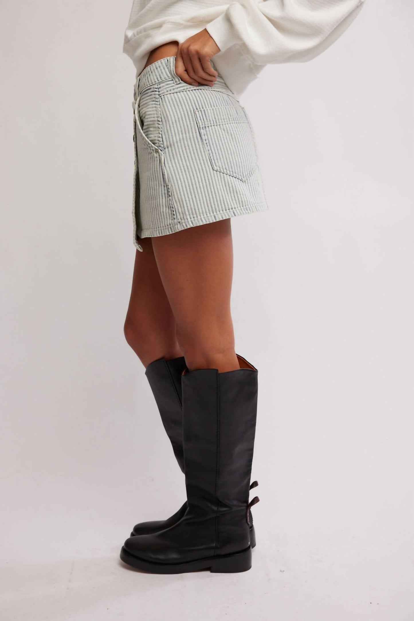 Free People - Wynne Railroad Mini Skirt