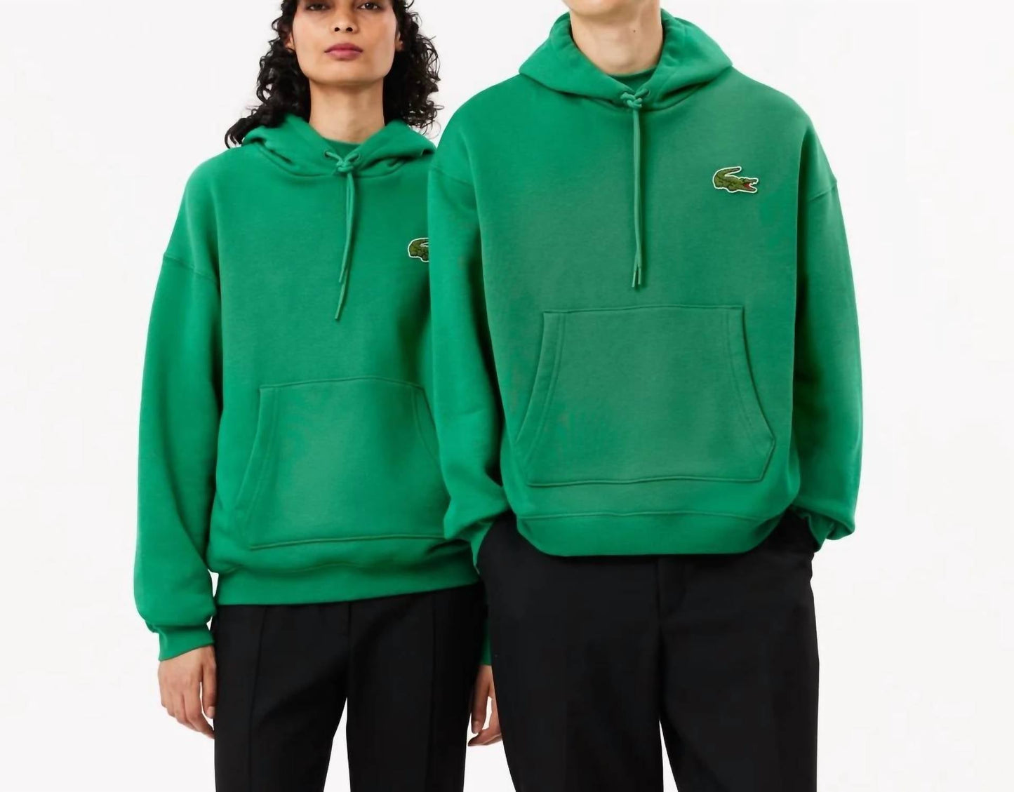 Lacoste - Unisex Loose Fit Hooded Sweatshirt