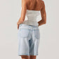 Astr - Biffy Smocked Tube Top