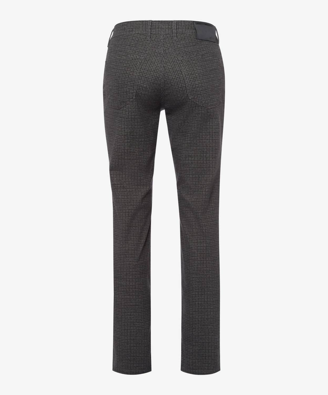 Brax - Men's Woolook Houndstooth Chuck Five Pocket Trousers