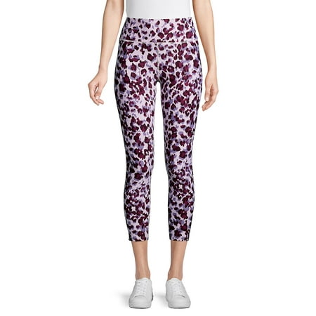 Calvin Klein Women s Leopard Print High Waist Leggings Red Size Large