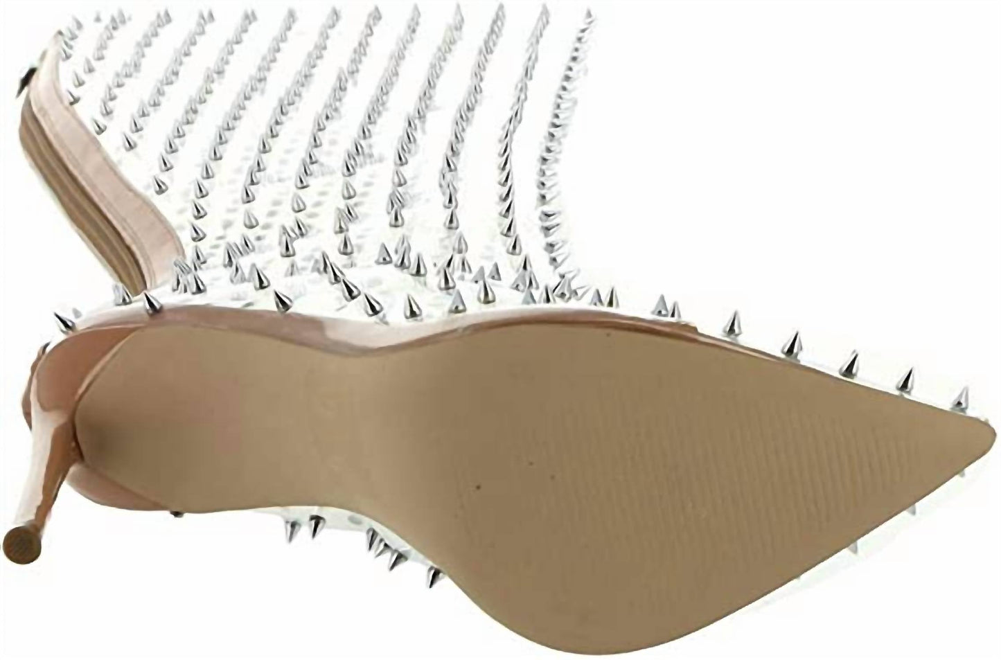 Steve Madden - Women's Vava-s Spike Studs Back Zip Pointed Toe High Heel Tall Boots