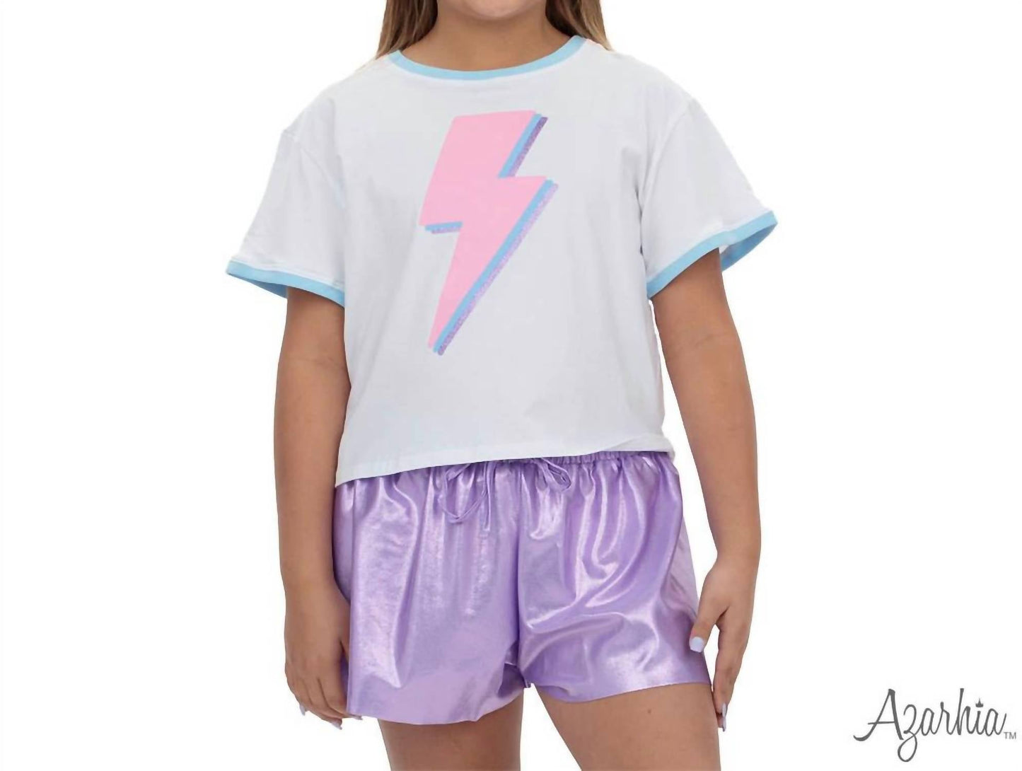 Azarhia - Lightning Bolt Ringer Tee