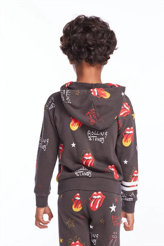Chaser - Rolling Stones Tongue Logo Stars Pullover Hoodie