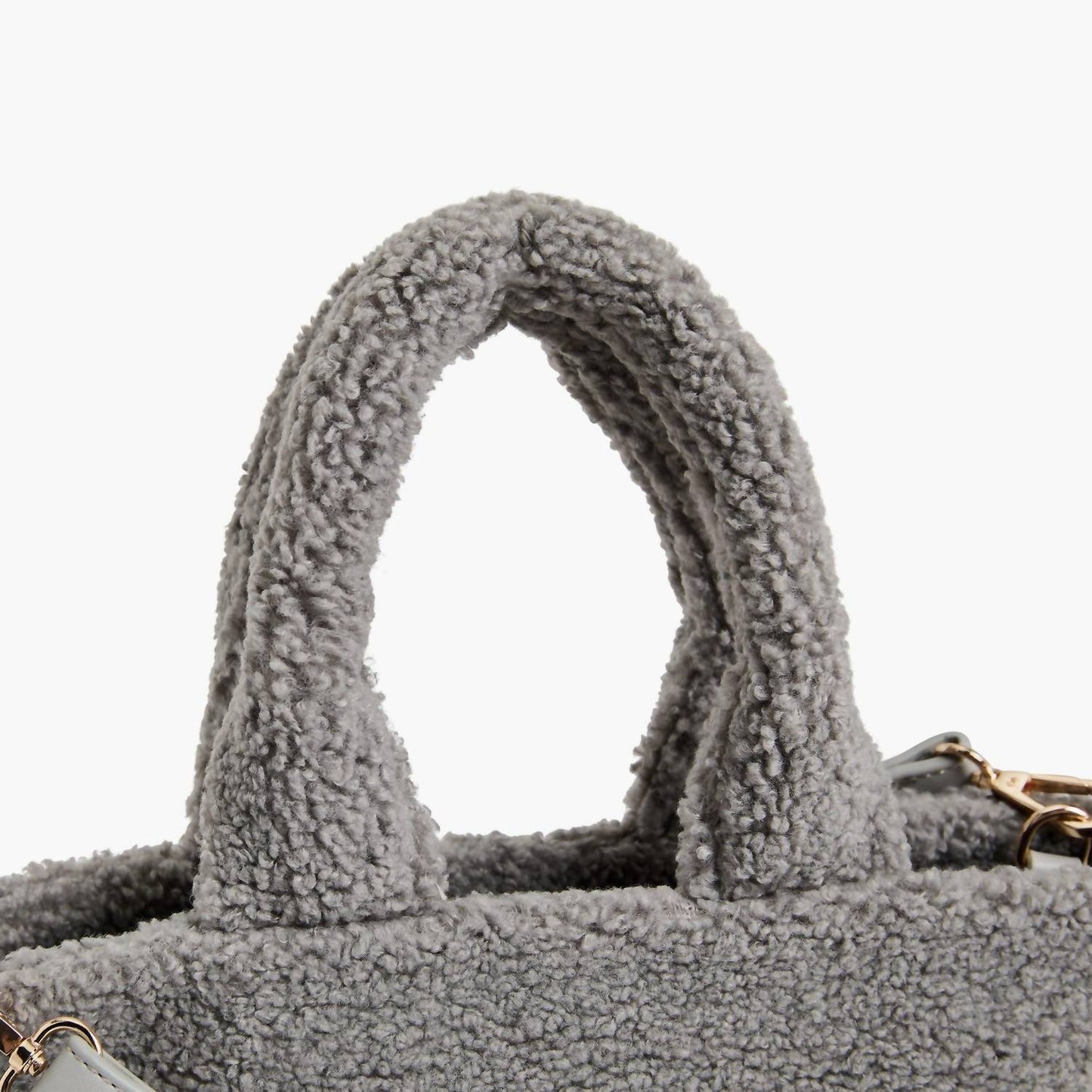 Like Dreams - Women's Demi Faux Fur Sherpa Square Shoulder Bag
