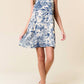 Doe And Rae - Floral Scoop Neck Swing Dress
