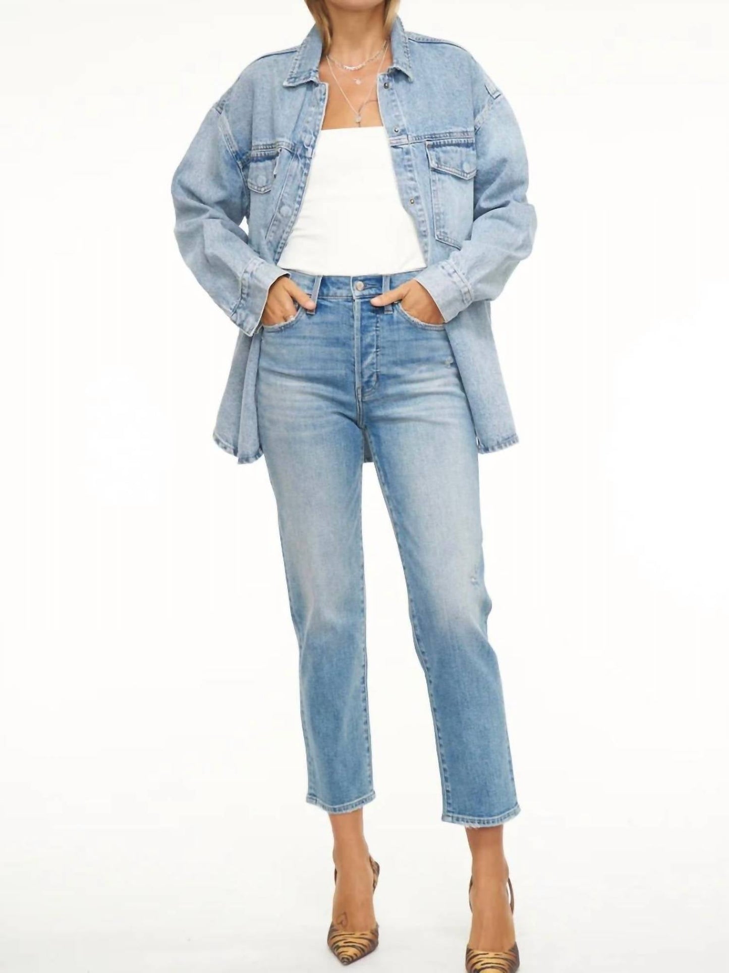 Pistola - Charlie High Rise Classic Straight Ankle Pant