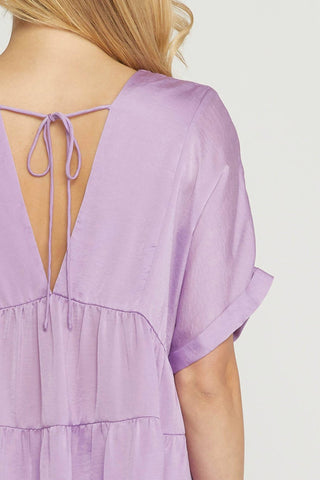 Entro - Double V Tiered Top - Plus