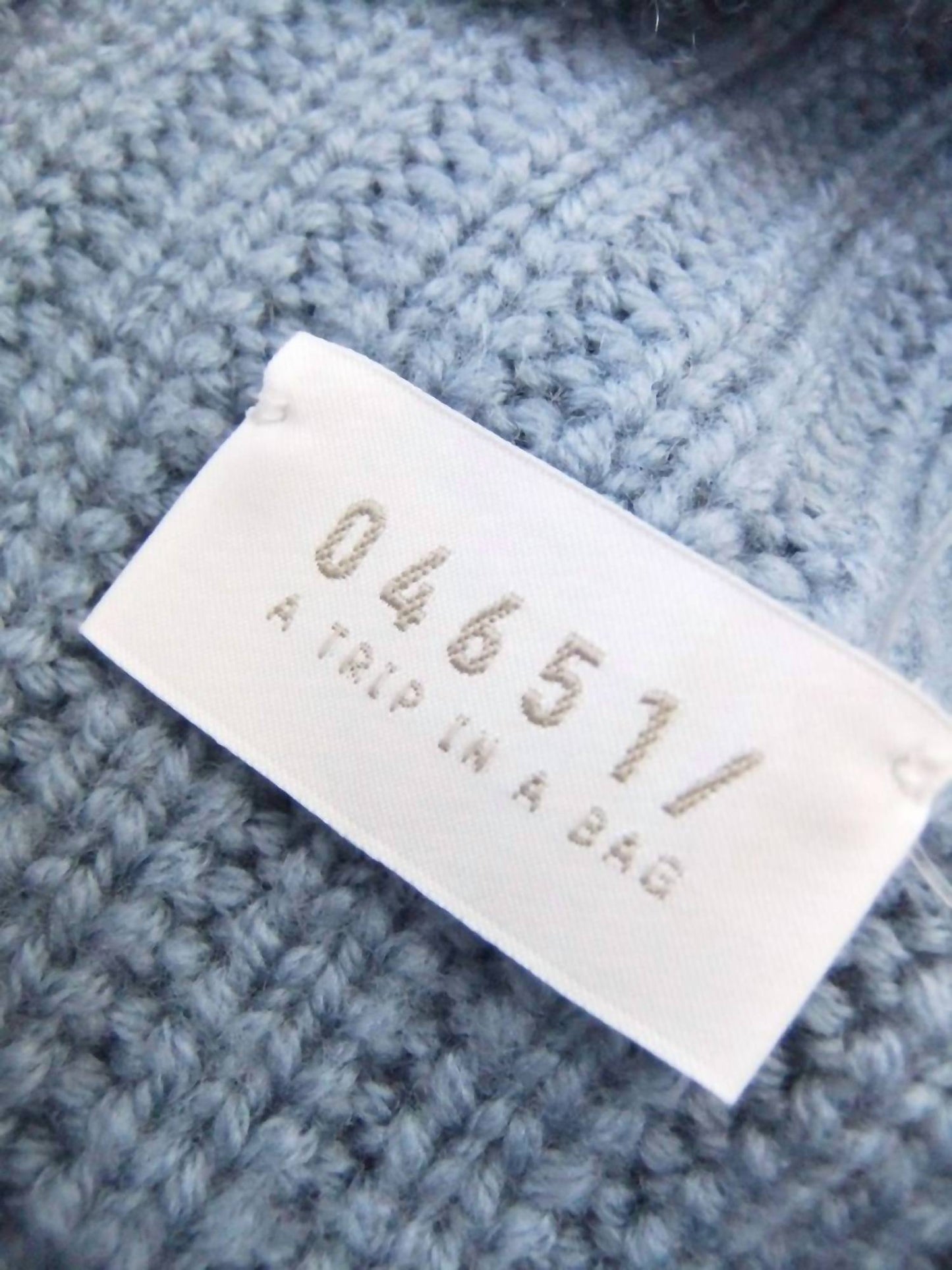 A Trip In A Bag - Men's Foggy Mock Bottleneck Sweater