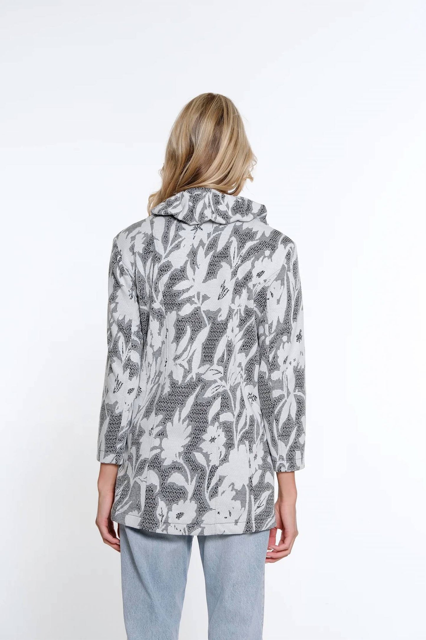 Multiples - Ruffle Collar Jacket