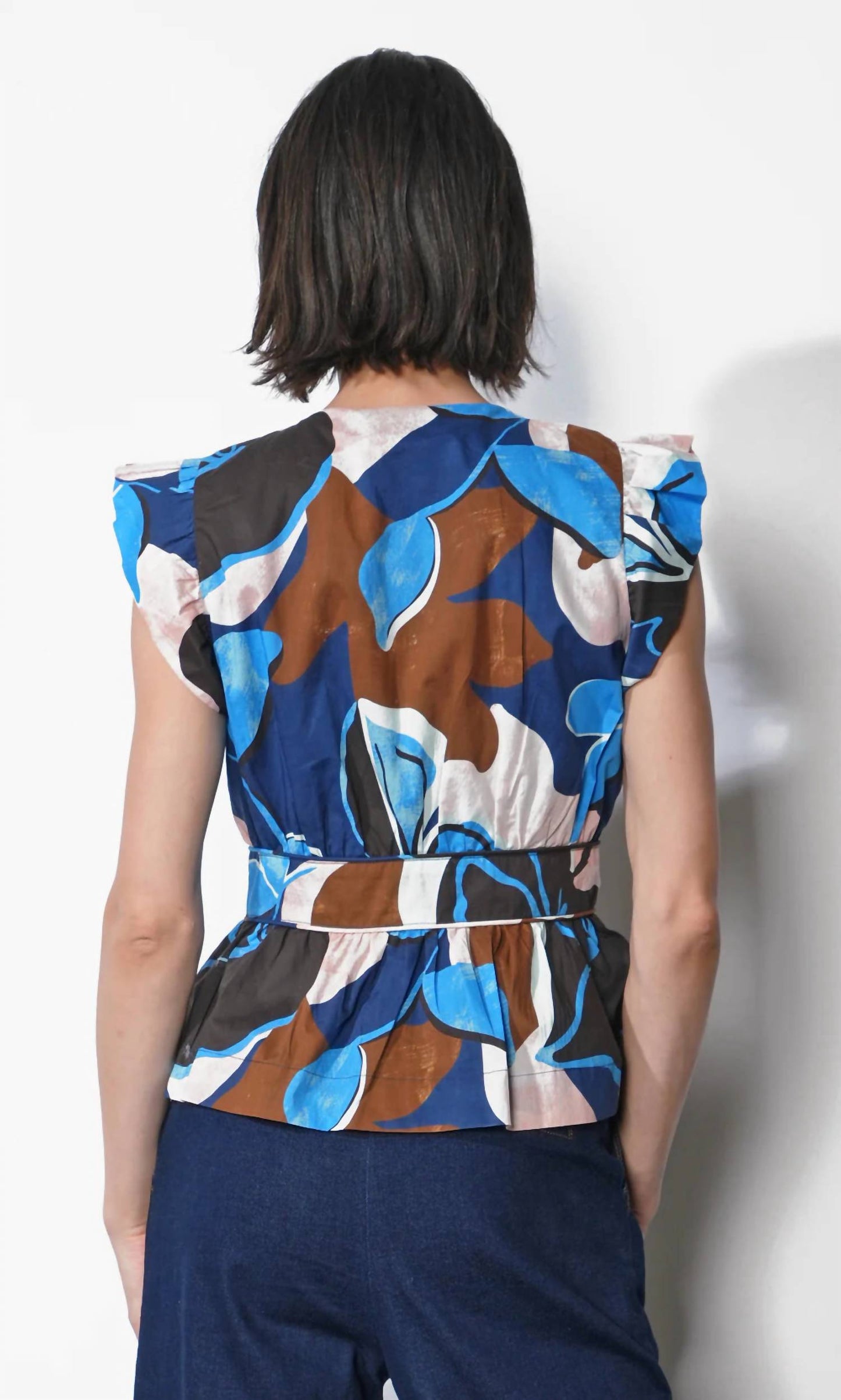 Greylin - Sarina Poplin Printed Top