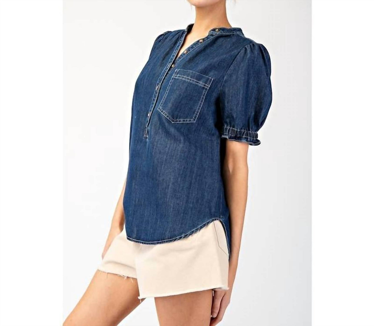 Style Usa - Denim Top
