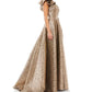 Mac Duggal - One Shoulder Metallic Ballgown