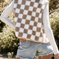 Aapparella - Zip Up Checkered Vest