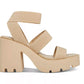 Madden Girl - Round Toe Strappy Lug Platform Sandals