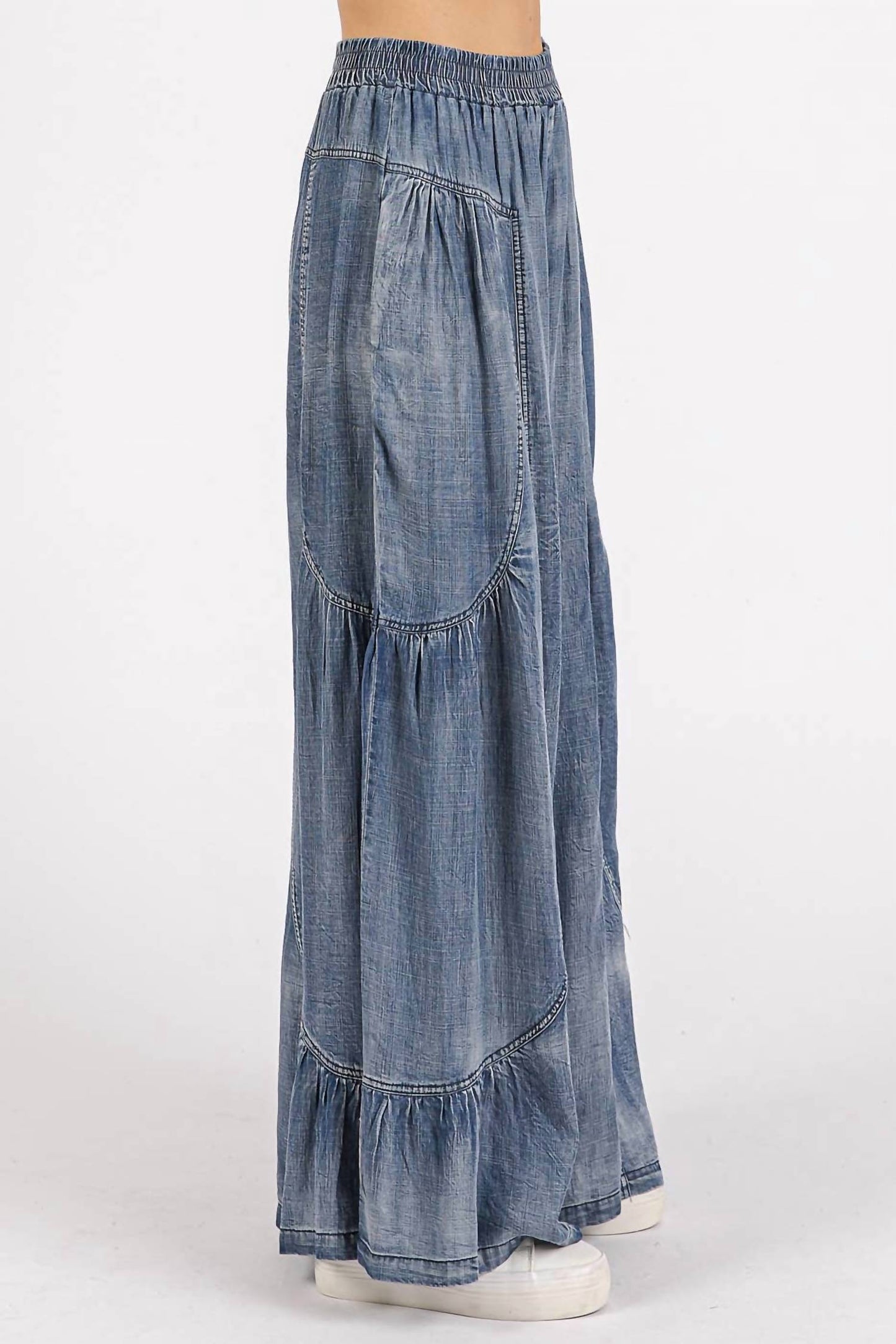 Mittoshop - Tencel Wide Leg Pants